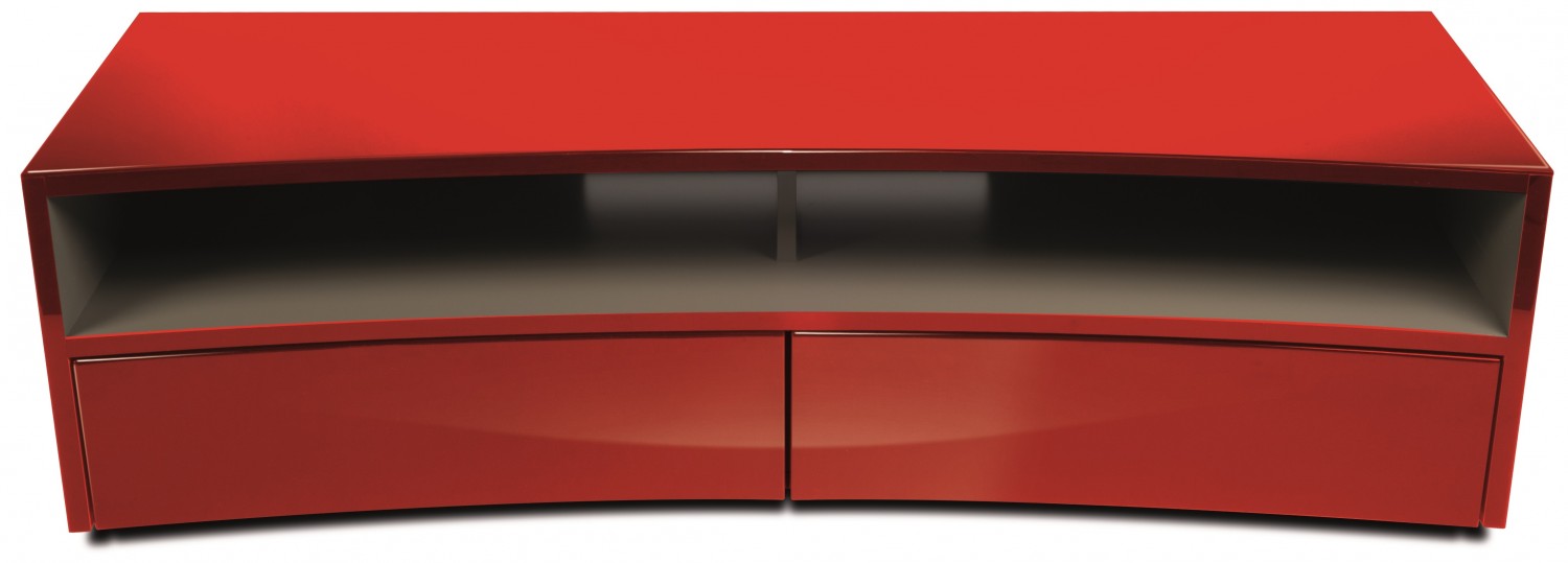 Erstes TV Mbel Im Curved Design Leicht Gekrmmte Front
