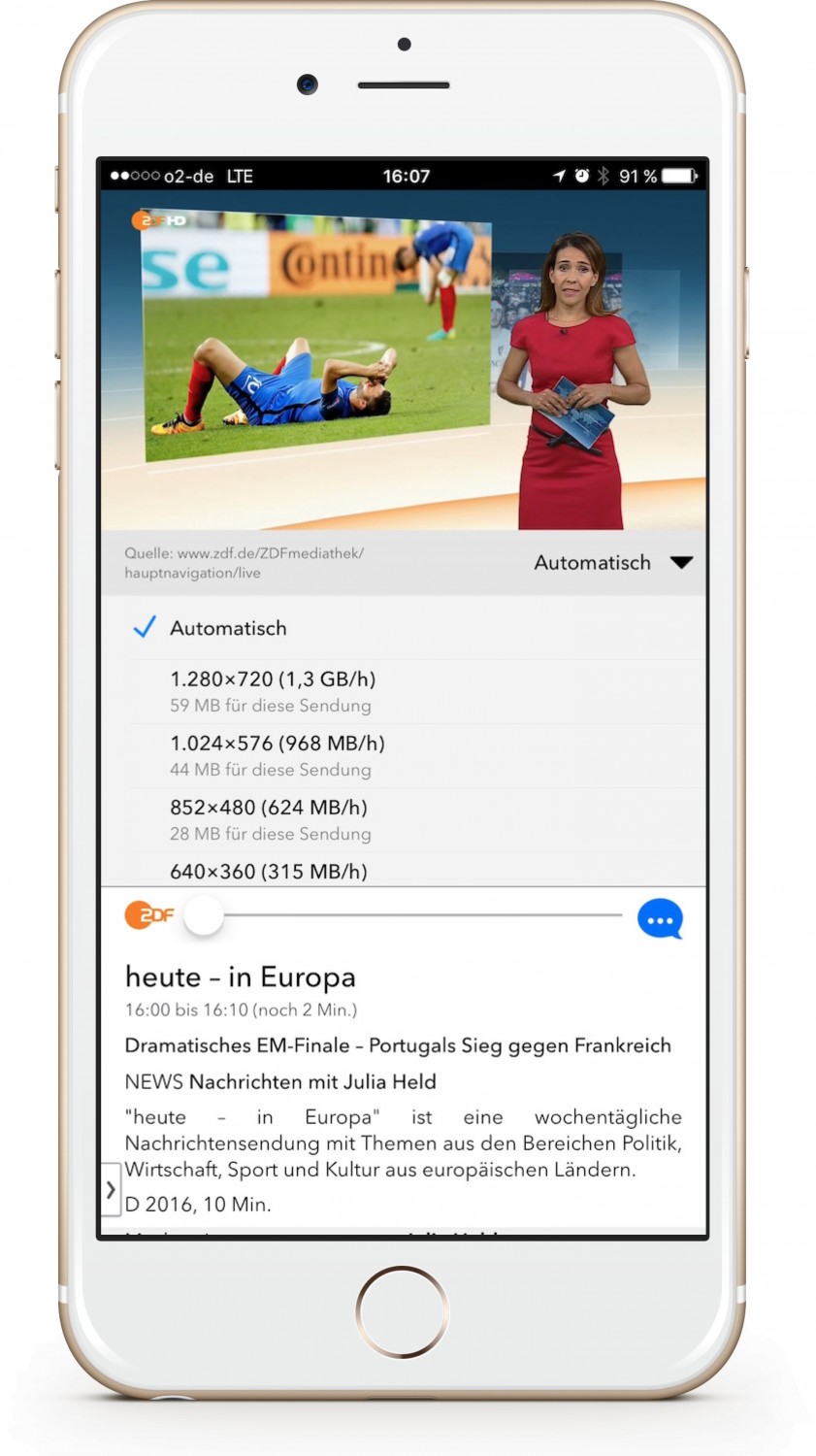 mobile Devices Überarbeitete Version der Live TV App: Fernsehen, ohne das gesamte Datenvolumen zu riskieren - News, Bild 1