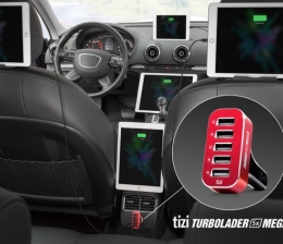 mobile Devices Bis zu fünf Tablets im Auto gleichzeitig laden: tizi Turbolader für den Zigarettenanzünder - News, Bild 1