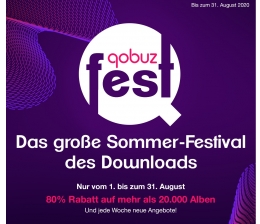 HiFi Qobuz Sommer-Festival mit Rabatten auf Downloads - News, Bild 1