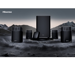 Marke: Hisense Neues 3D-Soundsystem von Hisense - Vier Satellitenlautsprecher und Subwoofer, Bild 1 HiFi Neues 3D-Soundsystem von Hisense - Vier Satellitenlautsprecher und Subwoofer - News, Bild 1