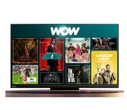 TV Smart-TVs von Hisense ab sofort mit WOW-Streaming-App - News, Bild 1