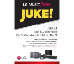 HiFi Noch eine Woche: LG-Soundbar kaufen und Streaming-Dienst JUKE gratis nutzen - News, Bild 1