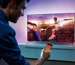 TV Philips mit spezieller Ambilight-App für die Fußball-EM - TV blinkt bei gelber Karte - News, Bild 1