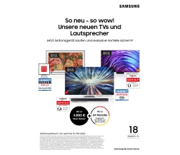TV Bis zu 3.000 Euro Rabatt: Samsung startet neue Aktion für TV-Käufer - News, Bild 1
