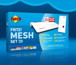 Smart Home Für besseres WLAN im Heimkino: AVM schnürt Paket FRITZ! Mesh Set 7590+2400 - News, Bild 1