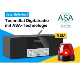 Marke: TechniSat Technisat: Erstes DAB+ Digitalradio mit ASA-Warnsystem verfügbar, Bild 1 HiFi Technisat: Erstes DAB+ Digitalradio mit ASA-Warnsystem verfügbar - News, Bild 1