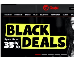 HiFi „Black Deals“ bei Teufel bis zum 29. November - Kopfhörer, Soundbars, Lautsprecher - News, Bild 1