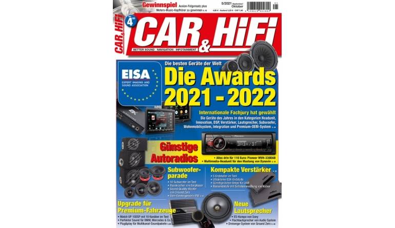 Car-Media In der neuen „Car&HiFi“: Die EISA-Awards - Günstige Autoradios - Kompakte Verstärker - News, Bild 1