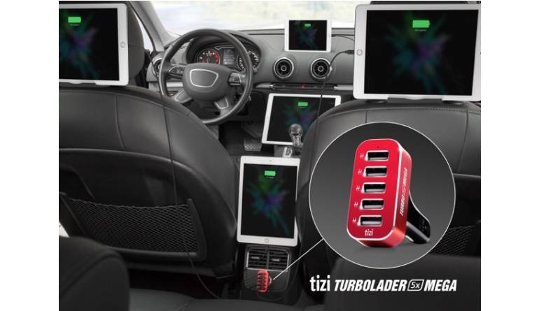 mobile Devices Bis zu fünf Tablets im Auto gleichzeitig laden: tizi Turbolader für den Zigarettenanzünder - News, Bild 1