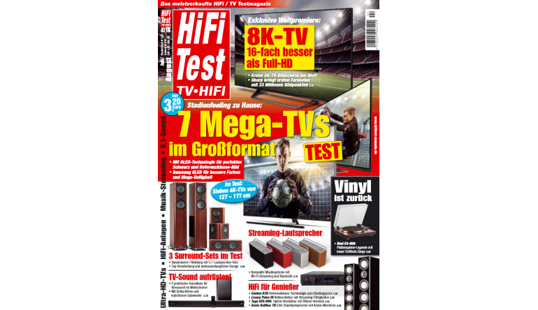 Heimkino In der neuen „HiFi Test“: Exklusive Weltpremiere - Der erste 8K-TV-Bildschirm  - News, Bild 1