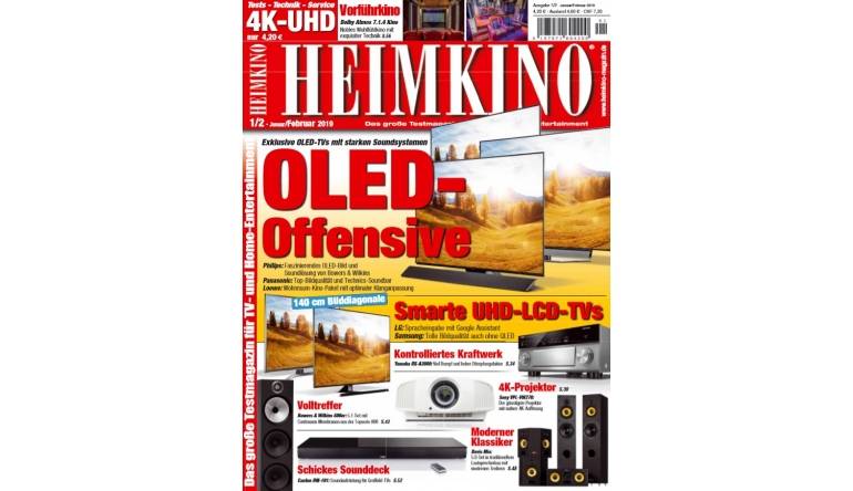 Heimkino OLED-Offensive in der neuen „HEIMKINO“: Exklusive Fernseher mit starkem Sound - News, Bild 1