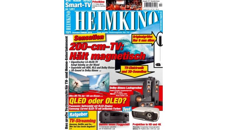 Heimkino TV-Sensation in der neuen „HEIMKINO“: 77-Zoll-OLED von LG hält magnetisch - News, Bild 1