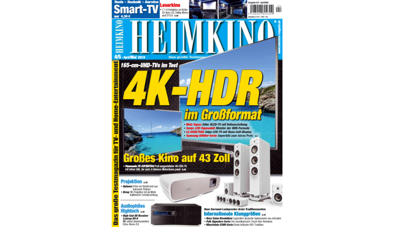 HiFi In der neuen „HEIMKINO“: 4K HDR im Großformat - Internationale Klanggrößen - News, Bild 1