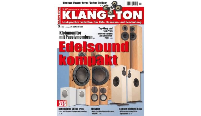 HiFi In der neuen „Klang+Ton“: Edelsound kompakt - Schlank mit Mega-Bass - News, Bild 1