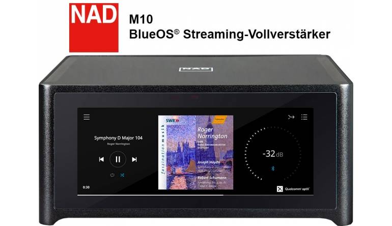 Heimkino Neuer BluOS Streaming-Vollverstärker NAD M10 - Unterstützt bis zu 64 Player - News, Bild 1