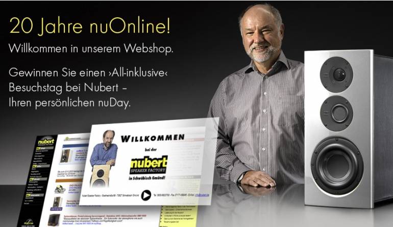 HiFi Nubert feiert 20. Geburtstag seines Online-Auftritts - Gewinnspiel bis Ende März - News, Bild 1