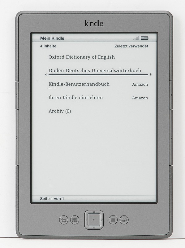 E-Book Reader Amazon Kindle 4 Wi-Fi im Test, Bild 1