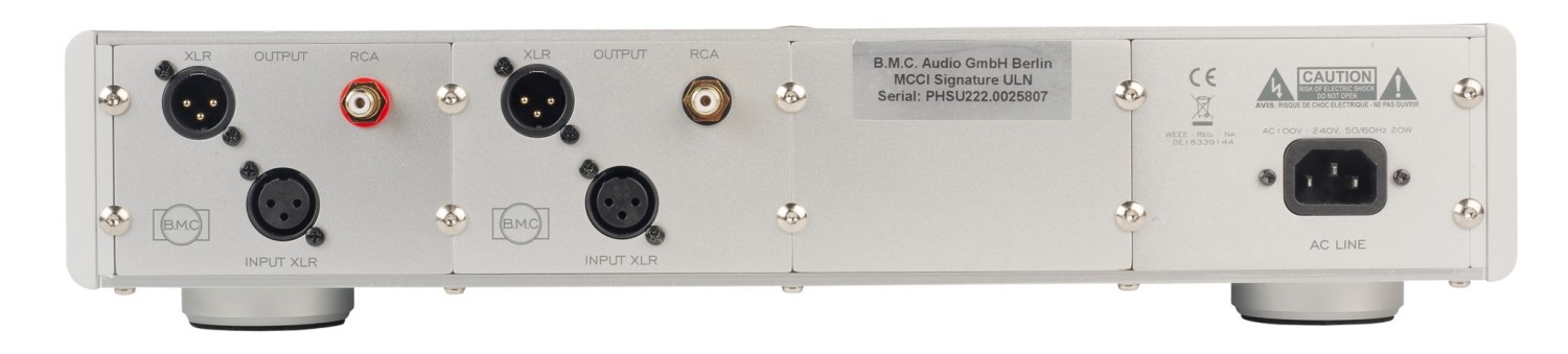Verstärker Phono Vorverstärker B.M.C. Audio MCCI Signature ULN im Test, Bild 6