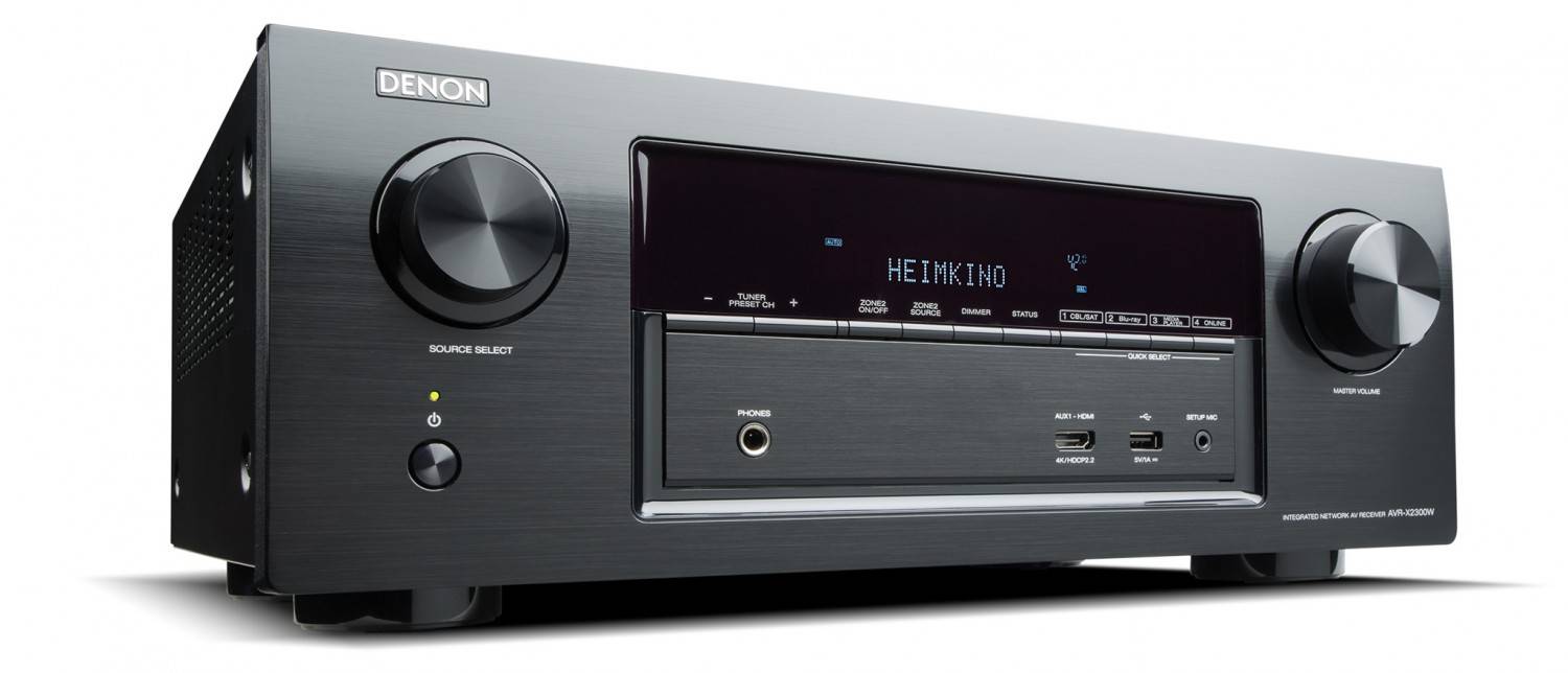 Test AVReceiver Denon AVRX2300W sehr gut Bildergalerie Bild 1