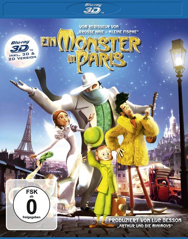 Blu-ray Film Ein Monster in Paris (Universum) im Test, Bild 1