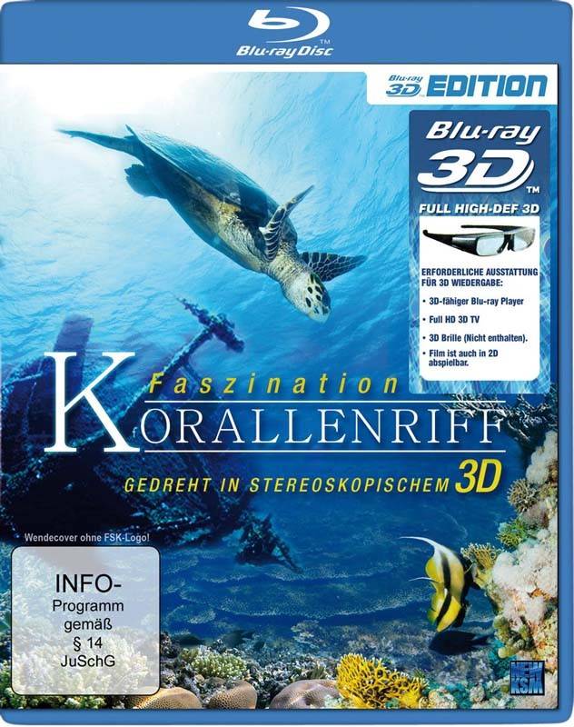 Blu-ray Film Faszination Korallenriff 3D-Blu-ray (KSM) im Test, Bild 1