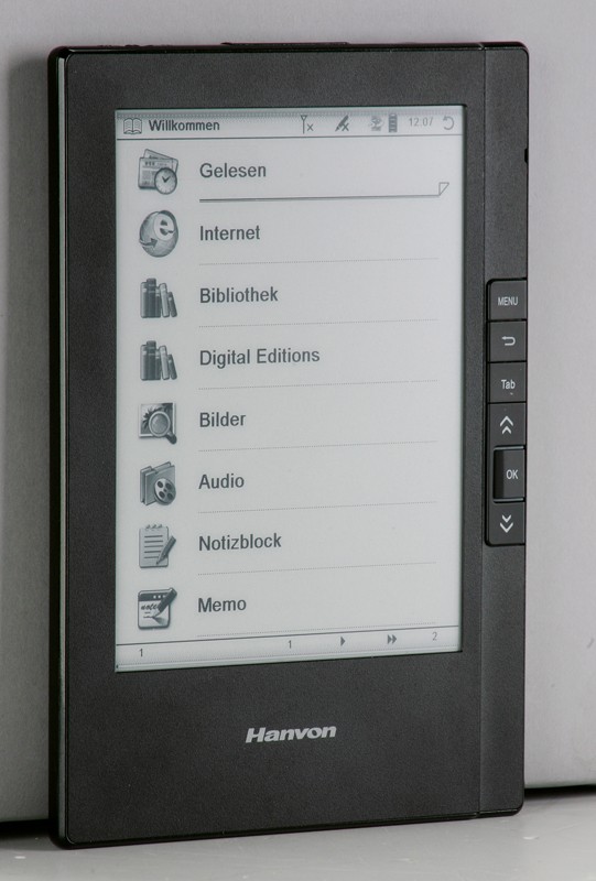 E-Book Reader Hanvon WISEreader N618 im Test, Bild 1