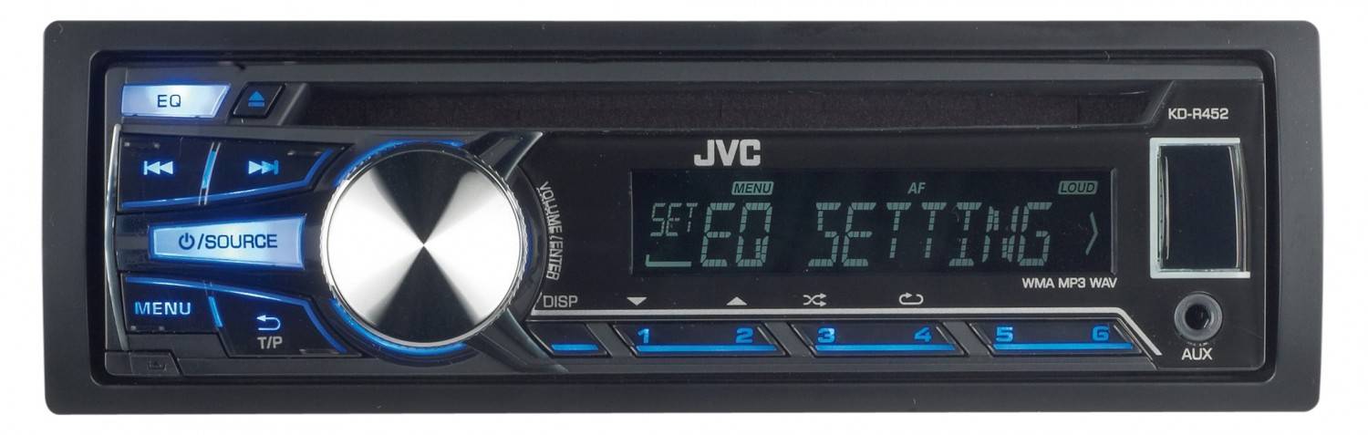 1-DIN-Autoradios JVC KD-R452 im Test, Bild 1