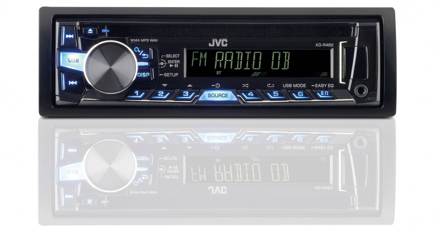Gut und günstig: JVC KD-R462, Bild 1 1-DIN-Autoradios JVC KD-R462 im Test, Bild 1