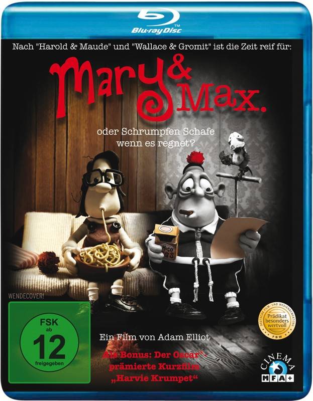 Blu-ray Film Mary & Max (Ascot) im Test, Bild 1