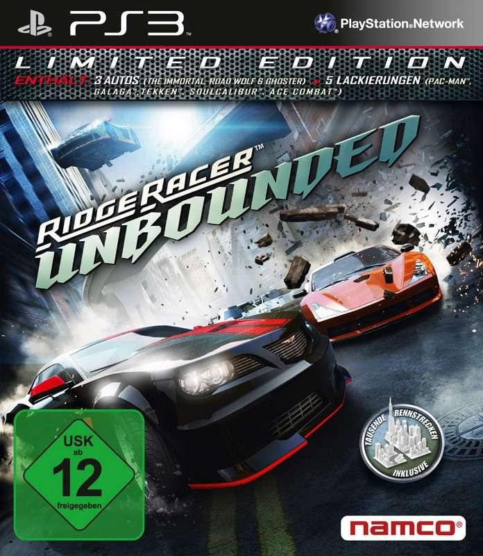 Games Playstation 3 Namco Bandai Ridge Racer - Unbounded im Test, Bild 1