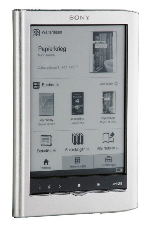 E-Book Reader Sony PRS-650 Touch im Test, Bild 1