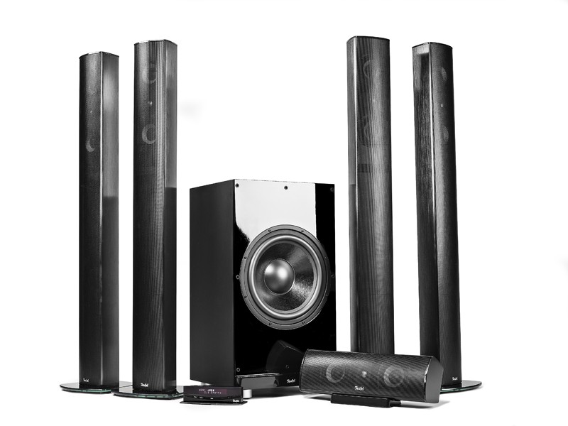 Clevere Platzsparer: Teufel LT2R High Definition, Bild 1 Lautsprecher Surround Teufel LT2R High Definition im Test, Bild 1