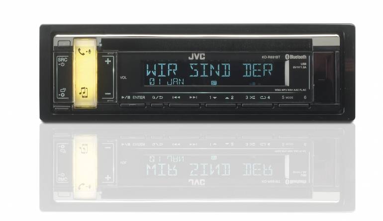 1-DIN-Autoradios JVC KD-R891BT im Test, Bild 1