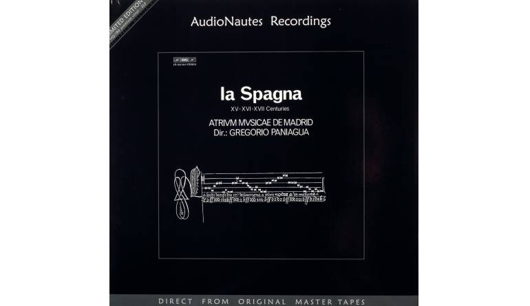 Schallplatte Komponist: n.bek. · Atrium Musicae de Madrid - La Spagna (Audionautes) im Test, Bild 1