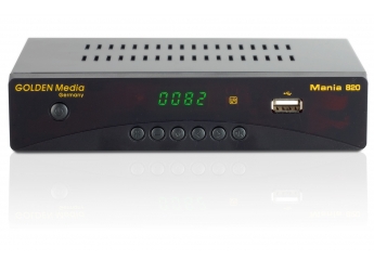 DVB-T Receiver ohne Festplatte Golden Media Mania 820 im Test, Bild 1