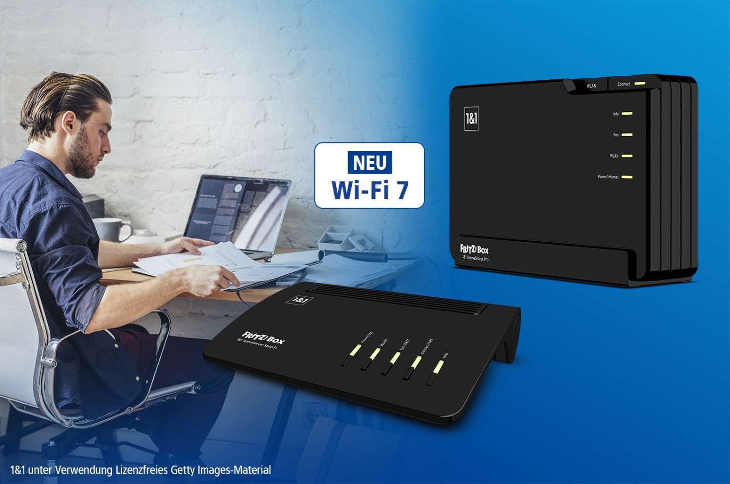 Marke: 1&1 Bis zu fünf Mal schnelleres WLAN: Neue WLAN-Router mit Wi-Fi 7 bei 1&1, Bild 1 Smart Home Bis zu fünf Mal schnelleres WLAN: Neue WLAN-Router mit Wi-Fi 7 bei 1&1 - News, Bild 1