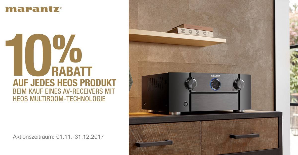 Heimkino Cashback-Kampagne von Denon und Marantz für HEOS Multiroom-System - News, Bild 2