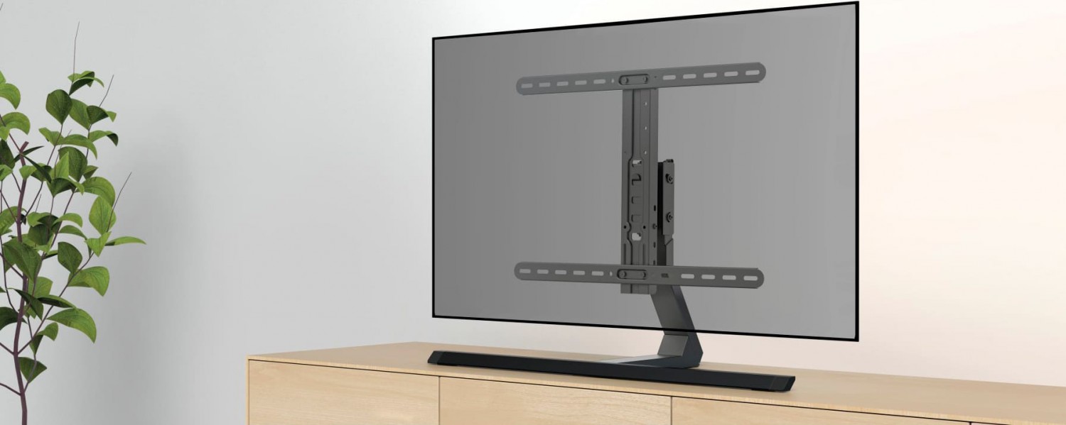 TV Flexibler TV-Standfuß für schmale Möbel - News, Bild 2