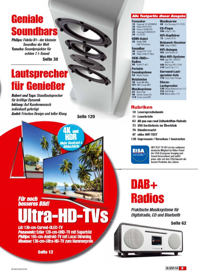 Heimkino 25 Jahre „HIFI TEST“: Große Jubiläumsausgabe mit 26-seitigem Sonderteil , Bild 3 Heimkino 25 Jahre „HIFI TEST“: Große Jubiläumsausgabe mit 26-seitigem Sonderteil - News, Bild 3