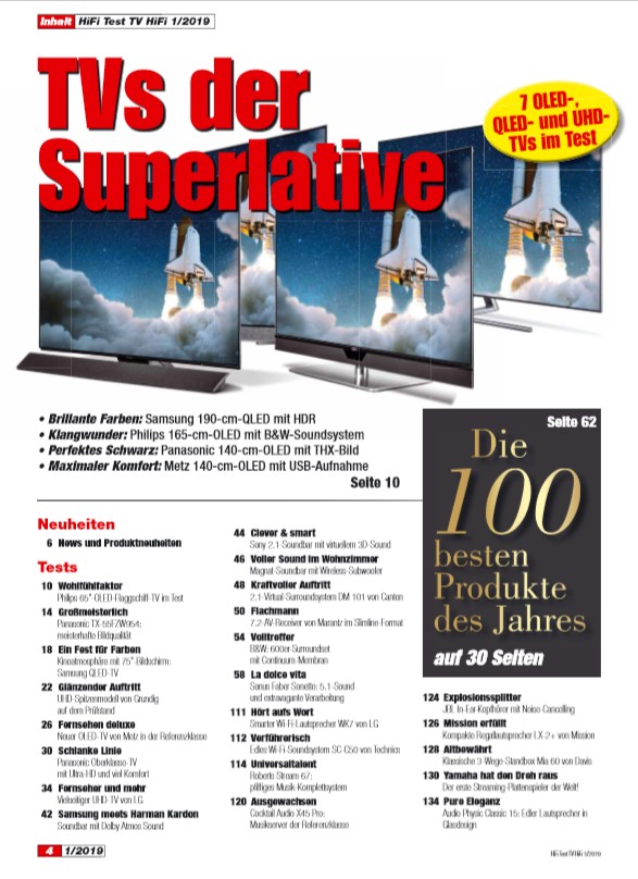 Heimkino Die 100 besten Produkte des Jahres - TVs der Superlative im Test - News, Bild 2