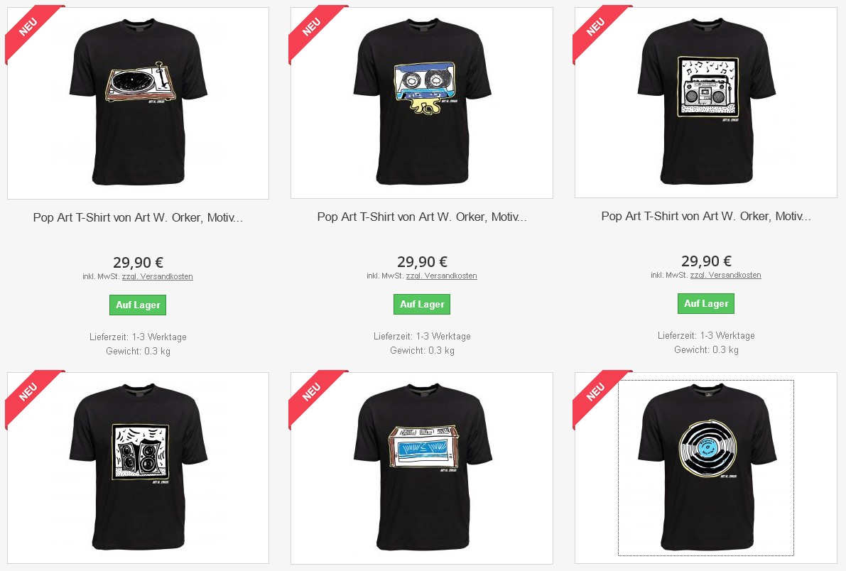 Heimkino Eine Hommage an die Hifi Klassiker: Motiv T-Shirts im Pop-Art-Style , Bild 2 Heimkino Eine Hommage an die Hifi Klassiker: Motiv T-Shirts im Pop-Art-Style - News, Bild 2