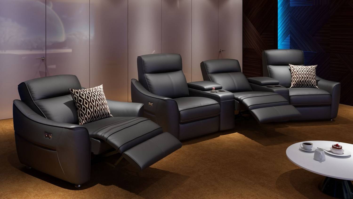 Heimkino Heimkino-Sofa von Sofanella mit Relax- und USB-Aufladefunktion  - News, Bild 2