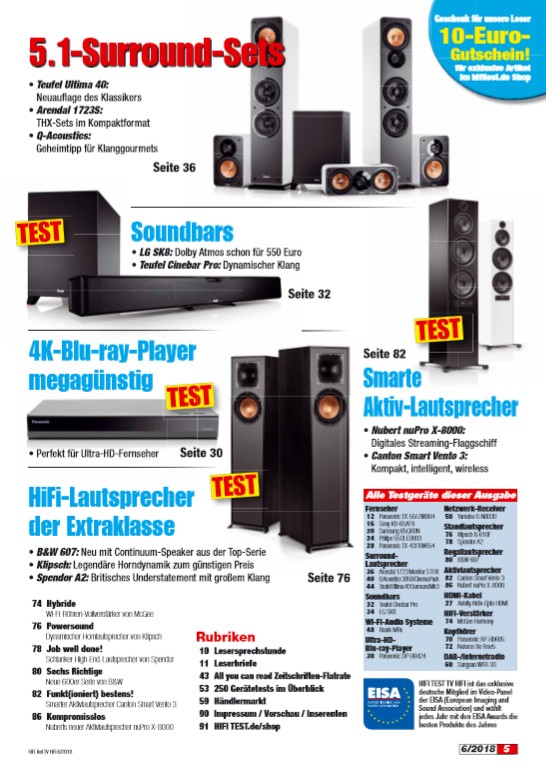 Heimkino In der neuen „HIFI TEST“: Das beste TV-Bild aller Zeiten - Lautsprecher-Kaufberatung, Bild 3 Heimkino In der neuen „HIFI TEST“: Das beste TV-Bild aller Zeiten - Lautsprecher-Kaufberatung - News, Bild 3