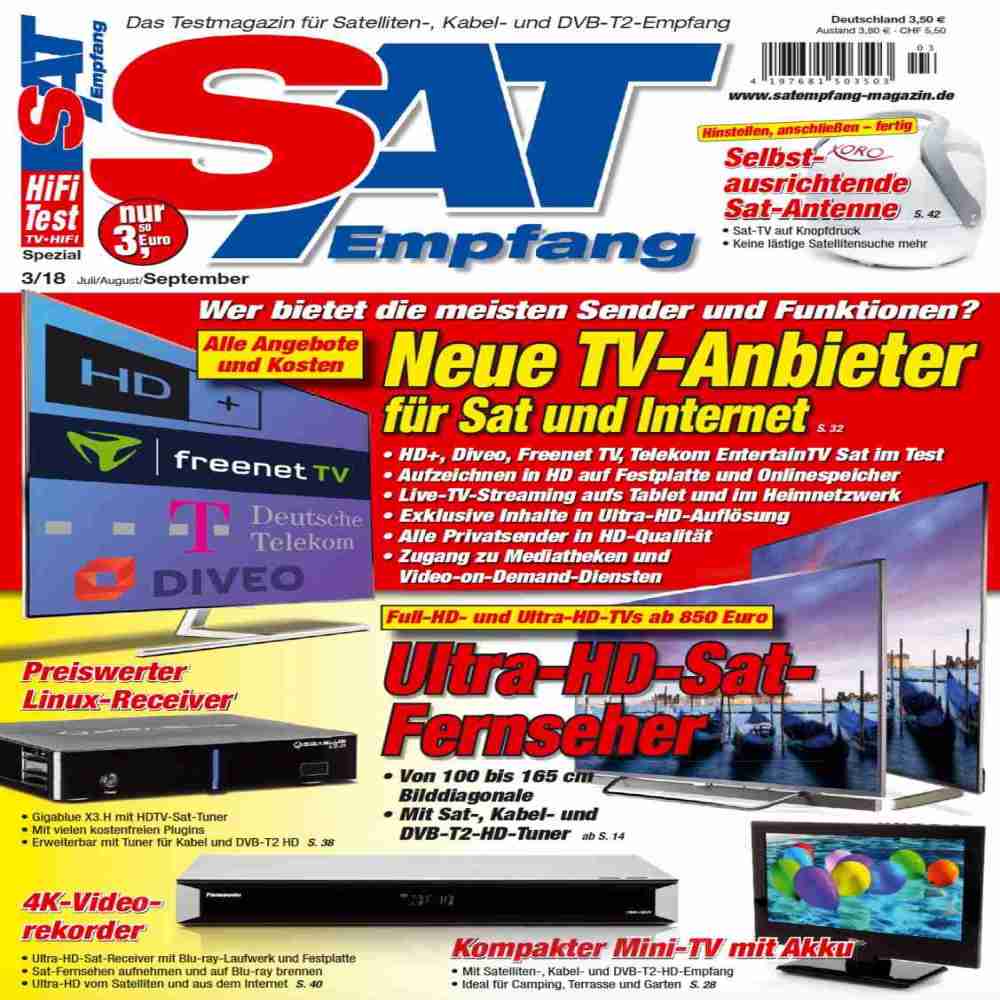 Heimkino In der neuen SAT-Empfang: Fernsehen per Sat und Internet - Die neuen Anbieter im Vergleich, Bild 1 Heimkino In der neuen SAT-Empfang: Fernsehen per Sat und Internet - Die neuen Anbieter im Vergleich - News, Bild 1