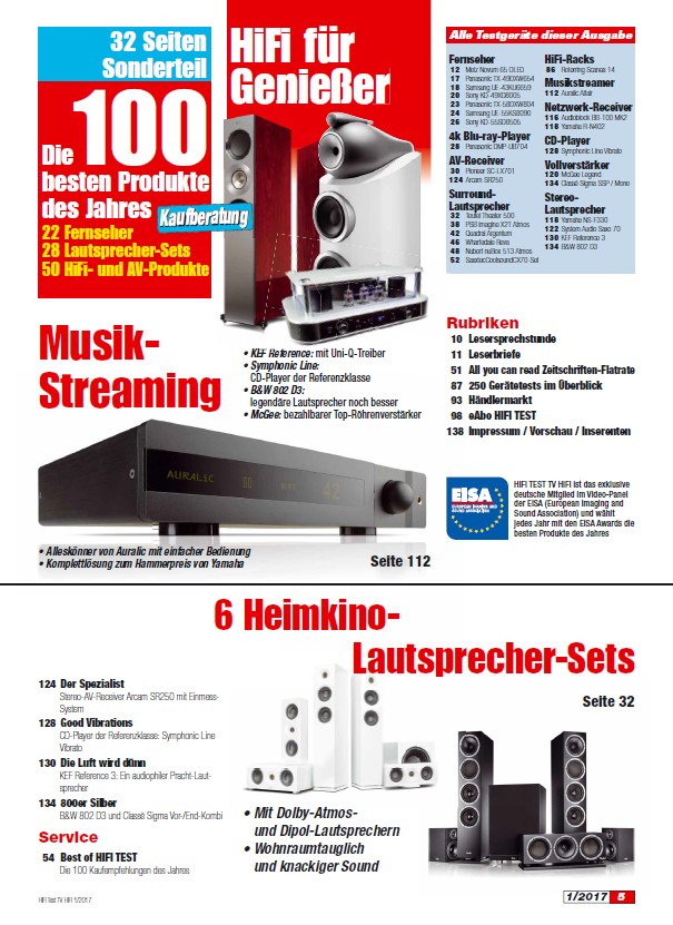 Heimkino Perfekt zum Fest: Die 100 besten Produkte des Jahres - Jetzt in der neuen „HIFI TEST“ - News, Bild 3