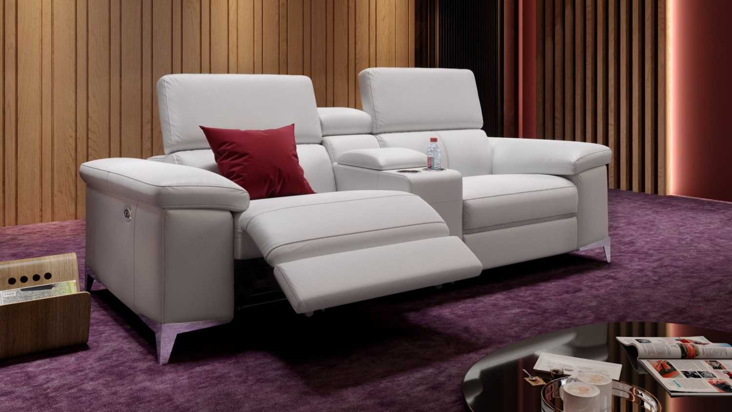 Heimkino Relaxsofa Venosa von Sofanella für das Heimkino - Aus Stoff oder Leder - News, Bild 4