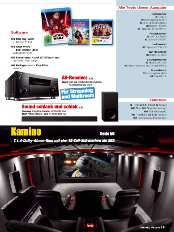 Heimkino Weltmeister-TVs: QLED und OLED in der neuen „HEIMKINO“ im Test, Bild 3 Heimkino Weltmeister-TVs: QLED und OLED in der neuen „HEIMKINO“ im Test - News, Bild 3