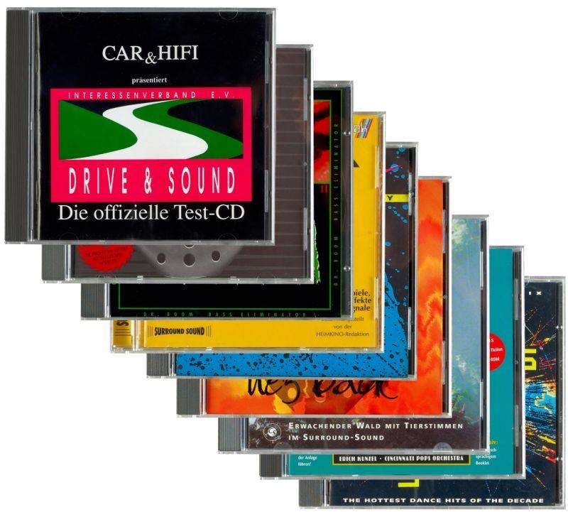 HiFi 8er Super-Set: Klangtest-, Bass- und Soundcheck-CDs, Bild 1 HiFi 8er Super-Set: Klangtest-, Bass- und Soundcheck-CDs - News, Bild 1