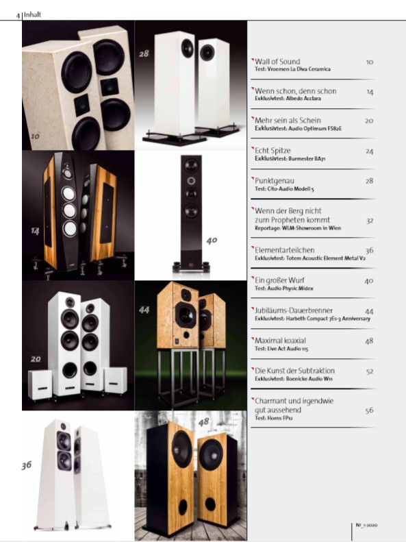 HiFi Das neue „Hifi-Lautsprecher Test-Jahrbuch“ wartet auf Sie, Bild 2 HiFi Das neue „Hifi-Lautsprecher Test-Jahrbuch“ wartet auf Sie - News, Bild 2